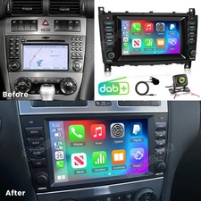 DAB+ Für Mercedes Benz C-Klasse W203 2004-2007 GPS Autoradio Android 15 Carplay DAB+ Für Mercedes Benz C-Klasse W203 2004-2007 GPS Autoradio Android 15 Carplay