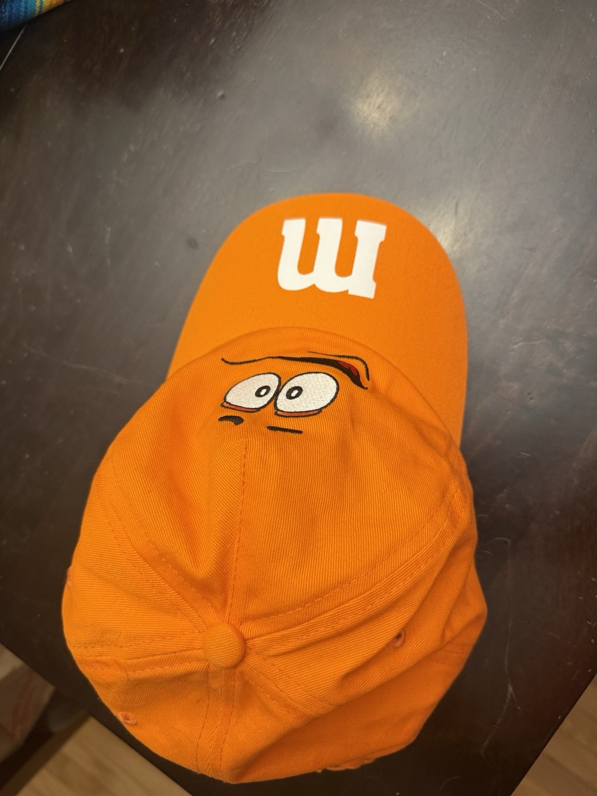 Orange M&M Baseball Hat - image 4