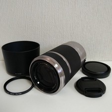 Sony f4.5-6.3 55-210 E-Mount SEL55210 w/filter hood caps from Japan Excellent 