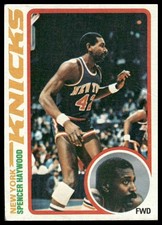 1978-79 Topps Spencer Haywood #107 New York Knicks - Poor