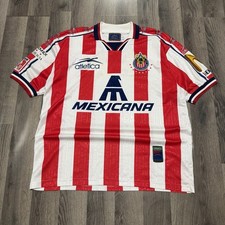 Vintage Chivas de Guadalajara 1997-98 Atl tica Jersey Men  s L Liga MX