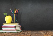 7x5ft School Teacher Chalkboard Back To School Backdrop Pencils Vinyl