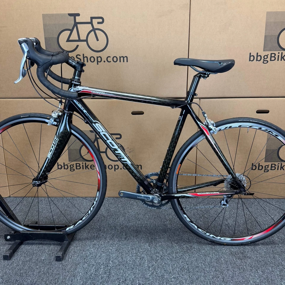 Bicicleta de carretera Scott CR1 Pro usada, fibra de carbono-2008, 54 cm Foto 2 de 4