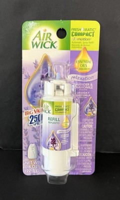 2008 AirWick Freshmatic Compact Automatic Spray Refill Lavender Chamomile 0.8 oz