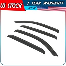 Window Visor Vent Rain Shades Guards Deflectors For Tacoma Double Cab 2017-2019
