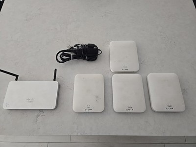 Cisco Meraki MX64W Cloud Managed Security Appliance with X4 Meraki  MR18