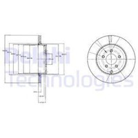 Delphi 2X Bremsscheibe Hinten Ø325 Mm BelüFtet FüR Mazda CX-7 ER 2.2 MZR-CD