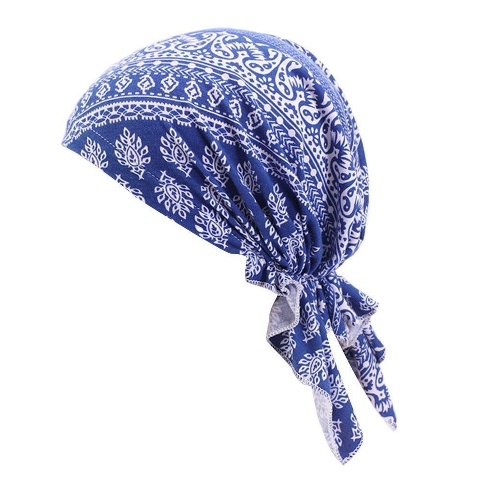 Women Muslim Turban Cancer Chemo Cap Head Scarf Cover Hat Type 8 | eBay ...
