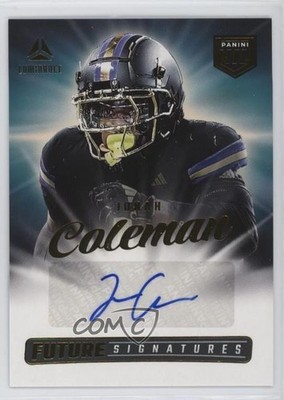 2025 Panini Luminance Future Signatures NIL Green Jonah Coleman Auto 12kk