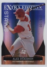 2011 Donruss Elite Extra Edition Blue Status Die-Cut /100 Alex Dickerson #6 sh7