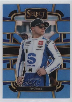 2024 Panini Select Grandstand Light Blue Prizm 146/199 Ty Gibbs #58 0n64