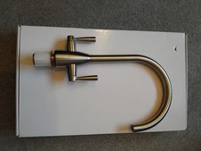 Tre Mercati Enzo Mono Sink Mixer Tap Brushed Nickel New Boxed