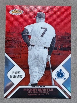 2006 Topps Finest Mickey Mantle Finest Moments #MMFM9 Refractor /850