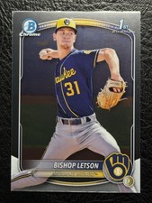 2025 Bowman - Chrome Prospects Bishop Letson #BCP-30 (RC)