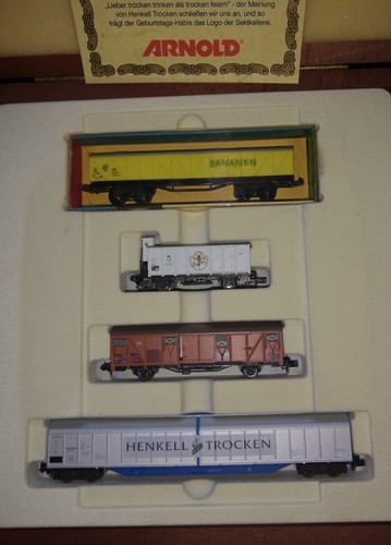 Arnold  0440 - Geburtstagsset 40 Jahre ARNOLD mit 4 Güterwagen  in OVP; Spur N | Condition: Neu
