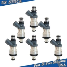 6Pcs Fuel Injectors 23250-62030 For 1992-98 Lexus Toyota 3RZFE 3VZFE 3.0L 3.4L