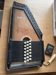 Asbury Autoharp Solid Spruce Top Maple Bodied with High Gloss FInish