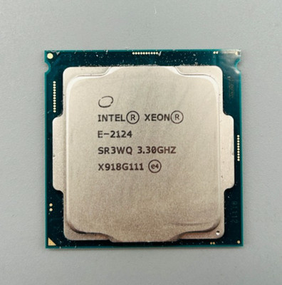 Intel Xeon E-2124 (4x 3.30GHz) SR3WQ CPU Prozessor Sockel 1151