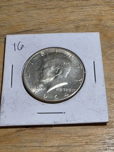 1964 P Kennedy Silver Half Dollar - Brilliant MS Quality - #16