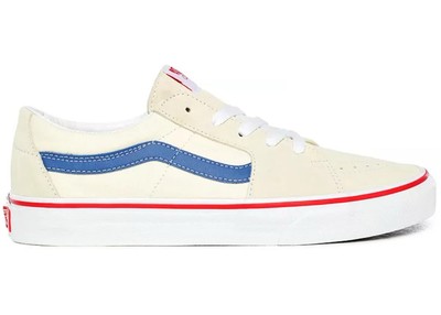 Vans SK8-Low Sneaker Classic White/Navy/Red/Gum M Size 5 Womens 6.5 VN0A4UUK24I