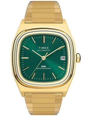 Timex 1983 E-Line Automatik Grün Vintage Style Herrenuhr TW2Y67700 2026