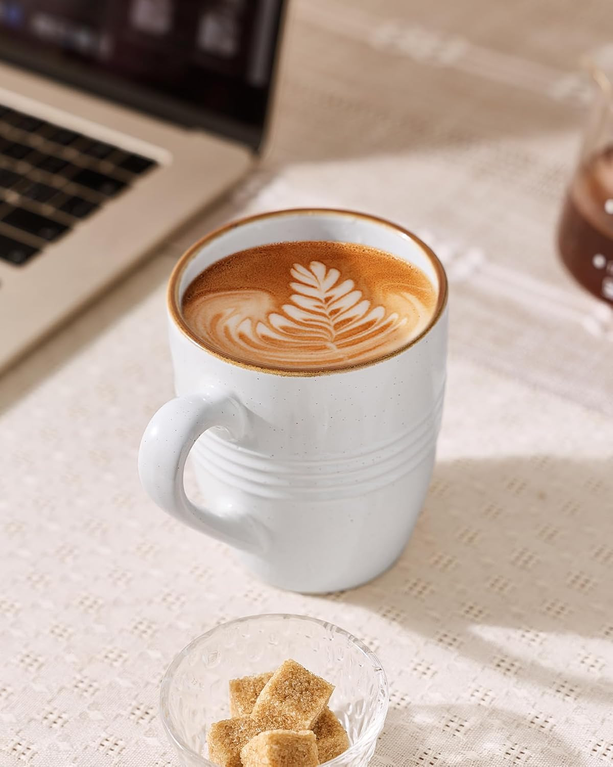 Famiware Jupiter Coffee Mugs Set of 4, 14 OZ Coffee Mug, Microwave and Dishwashe