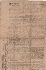 1755, 2 Pence Codfish ,RM-2,  Arundel, Maine, Capt. Thomas Perkins and son sign