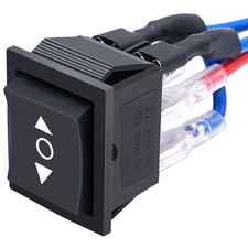 12V Polarity Reverse Switch Momentary 6 Pin On -Off- On RV Jack Switch Motor C