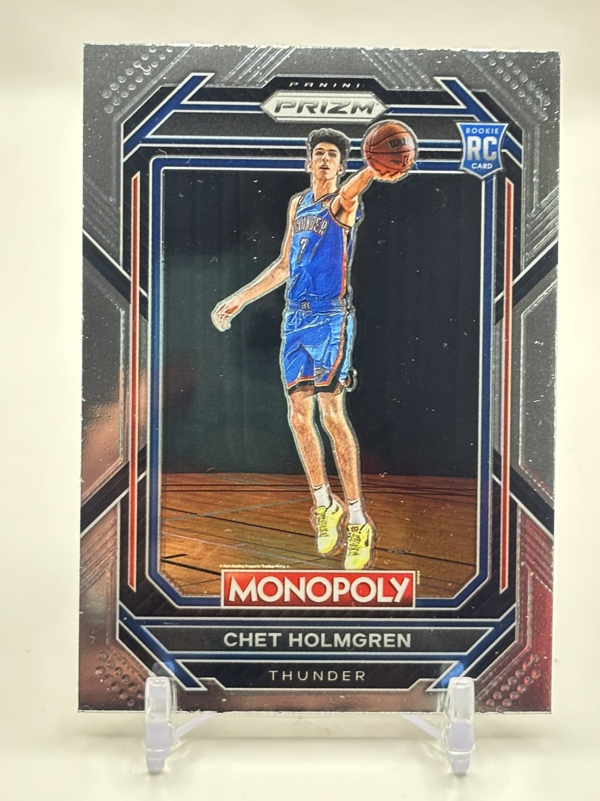 2022-23 Panini Prizm Monopoly Chet Holmgren #63 RC Thunder
