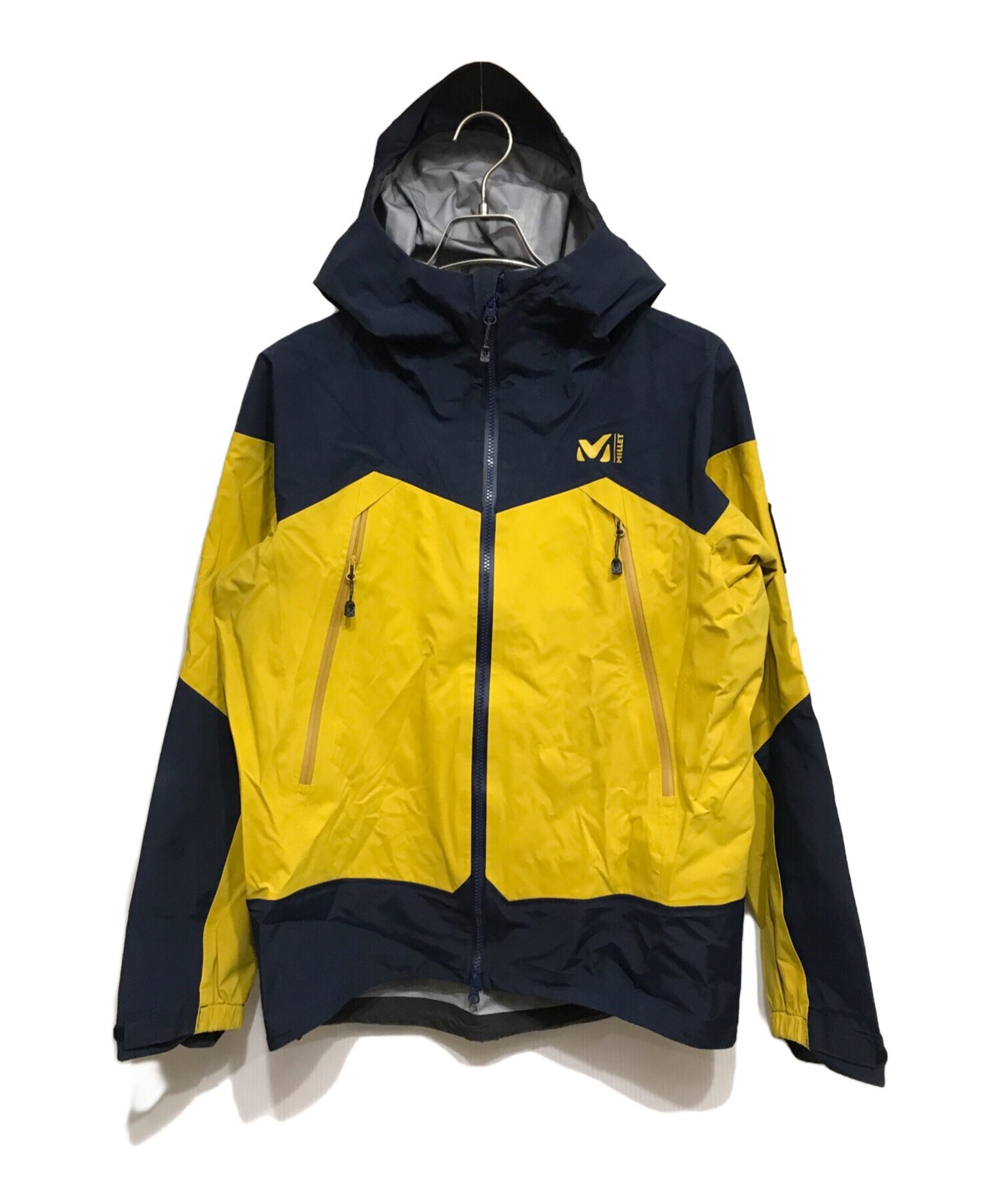 MILET Trilogy Typhon Stretch Jacket Men's Size L Navy/Yellow MIV01927