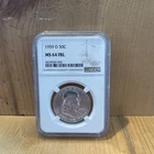 1959-D Franklin Half Dollar NGC MS64 FBL