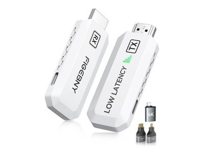 Wireless HDMI Transmitter and Receiver 4K Decode 1080P Output Ultra Low Laten...