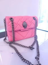 Kurt Geiger London mini borsa donna Kensington rosa pelle tracolla