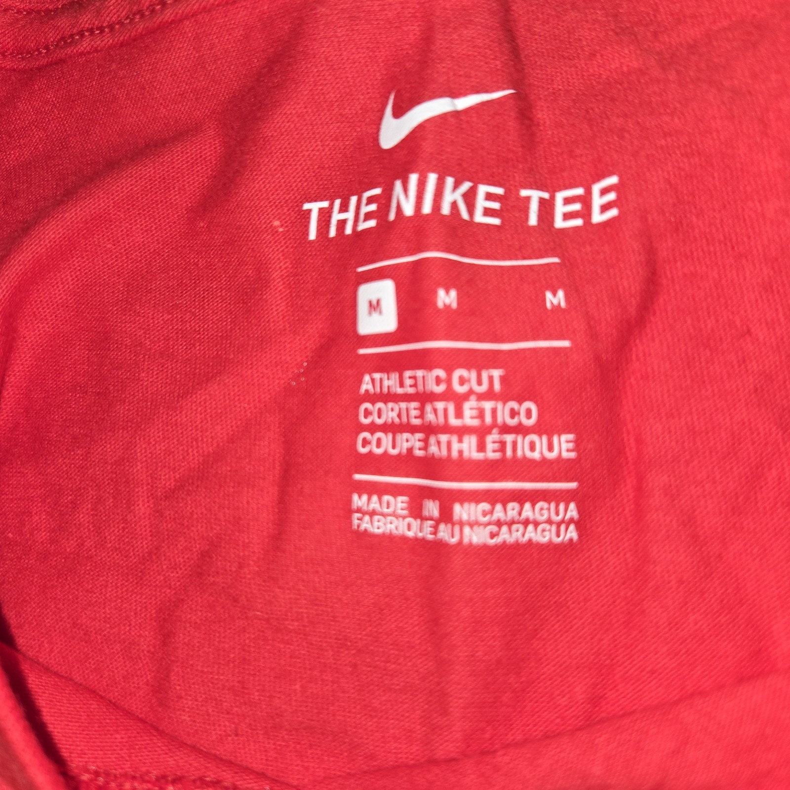 Nike USA Soccer Shield Tee M Red Shirt Stars Crest Logo Mens thumbnail 5