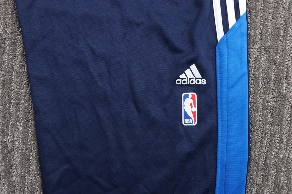 Y2K adidas Dallas Mavericks NBA Authentic Snap Track Pants Men 4XL extra Long - Image 3 of 4