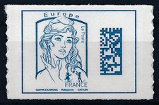 Timbre France Autoadhésif 1216 Datamatrix Europe  Ciappa 2016