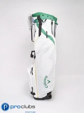 NEW Callaway HYPERLITE ZERO Stand Golf Bag w/Rainhood - White/Green 459344