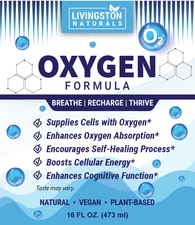 Oxygen Formula By Livingston Natural Herbal Labs, Plant-Based Foods, 16 Oz
