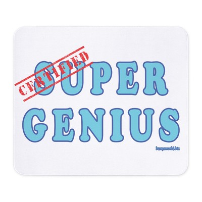 CafePress Super Genius Non-slip Rubber Mousepad, Gaming Mouse Pad (146962161)