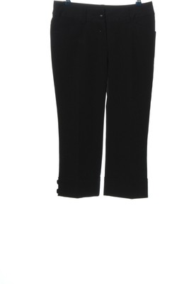 H&M 3/4-Hose Damen Hose Gr. DE 38 schwarz Casual-Look