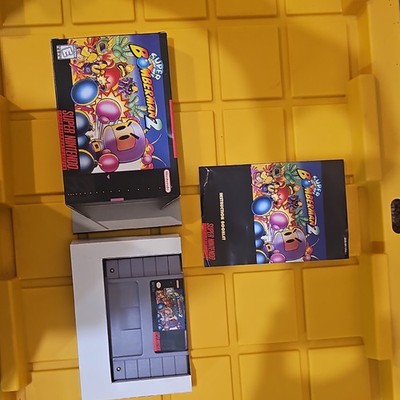 Nintendo Super Bomberman 2 Action & Adventure SNES Game Box Manual E NTSC-U/C
