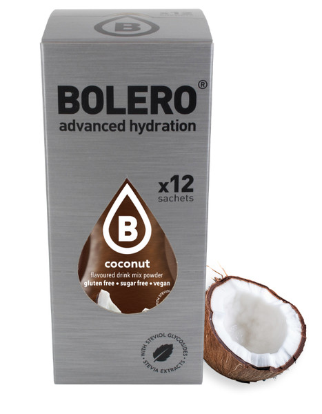 Bolero Bebida en Polvo Coco 12x9 g sin azúcar con stevia
