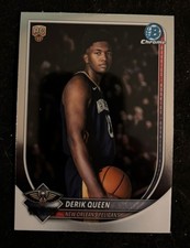 Derik Queen 2025-26 Bowman Chrome Rookie #BCV-13 New Orleans Pelicans