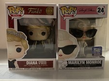Funko Pop! Set Of 2: Marilyn Monroe #24 Funko Exclusive & Princess Dina #3