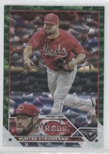 2023 Topps Series 2 Green Foil /499 Hunter Strickland #652 ut4