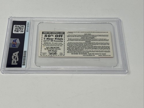 Ryne Sandberg Signed 9/28/1997 Last Final Game Ticket PSA DNA Authenticated - Picture 3 of 4