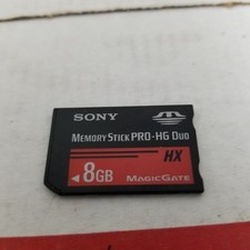 Sony Pro Duo 8GB Memory Stick PRO-HG Duo Card HX OEM MSHX8B Tested Working