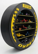 F1 2026 inspired tyre sidewall Wall Shelf/ Table Shelf, Yellow • Kids Room Decor