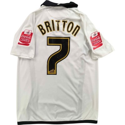 Swansea 2009-10 Umbro home Leon Britton football trikot size S