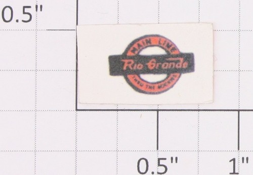 Calcomanía adhesiva línea principal Lionel 6657-8 Rio Grande | Zustand: New